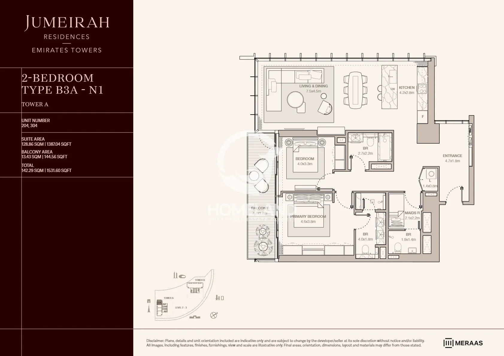 2 BR Type B3A-N1